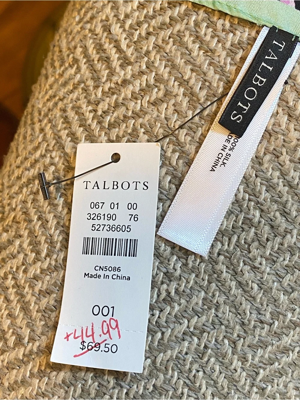 Talbots black square
